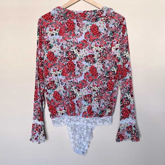 NWT FP Free People Intimately Heat Wave Bodysuit in Rose Garden | Revolve - Picture 11 of 14